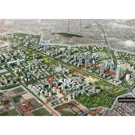 A 2 Minutes De Casa Finance City, Appartement Avec 2 Chambres Casablanca Exteriör bild