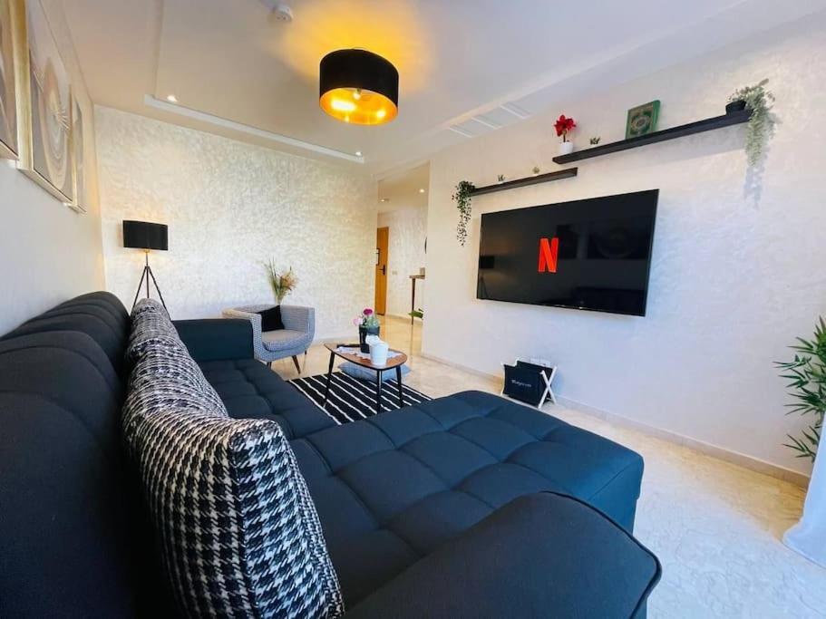 A 2 Minutes De Casa Finance City, Appartement Avec 2 Chambres Casablanca Exteriör bild