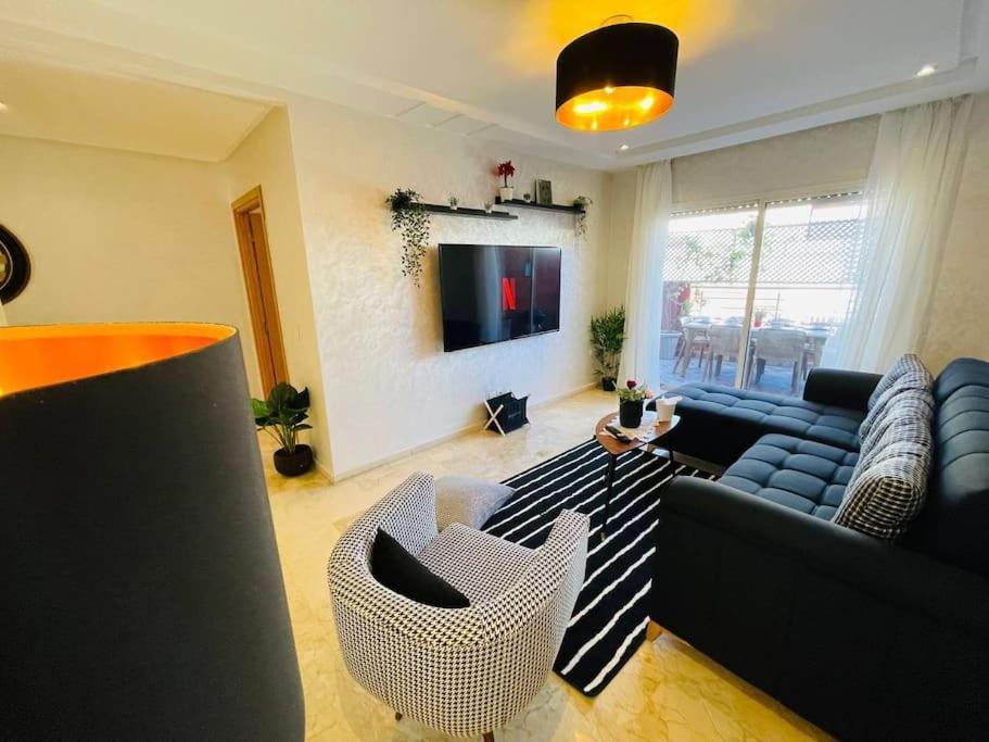A 2 Minutes De Casa Finance City, Appartement Avec 2 Chambres Casablanca Exteriör bild