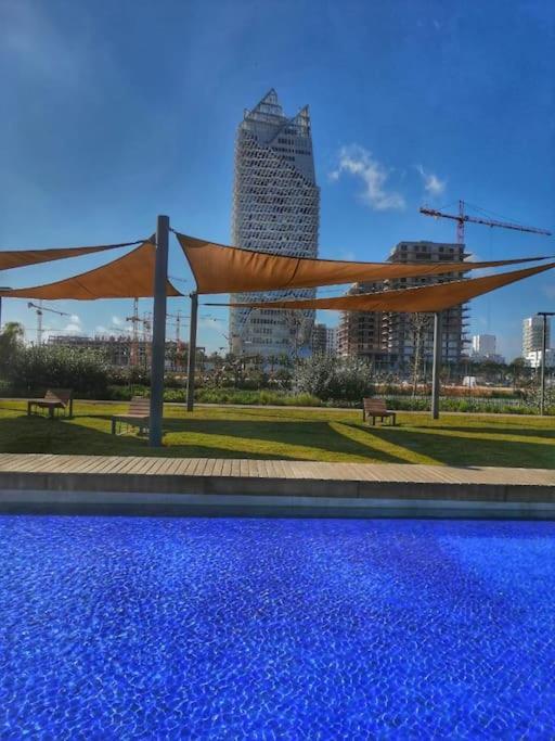 A 2 Minutes De Casa Finance City, Appartement Avec 2 Chambres Casablanca Exteriör bild